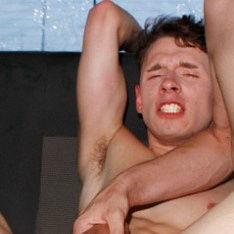 Young euro ks take turn blowing each other and fuck