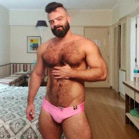 HOT BAREBACK SEX WITH THE TAILED BEAR RICO ROSA